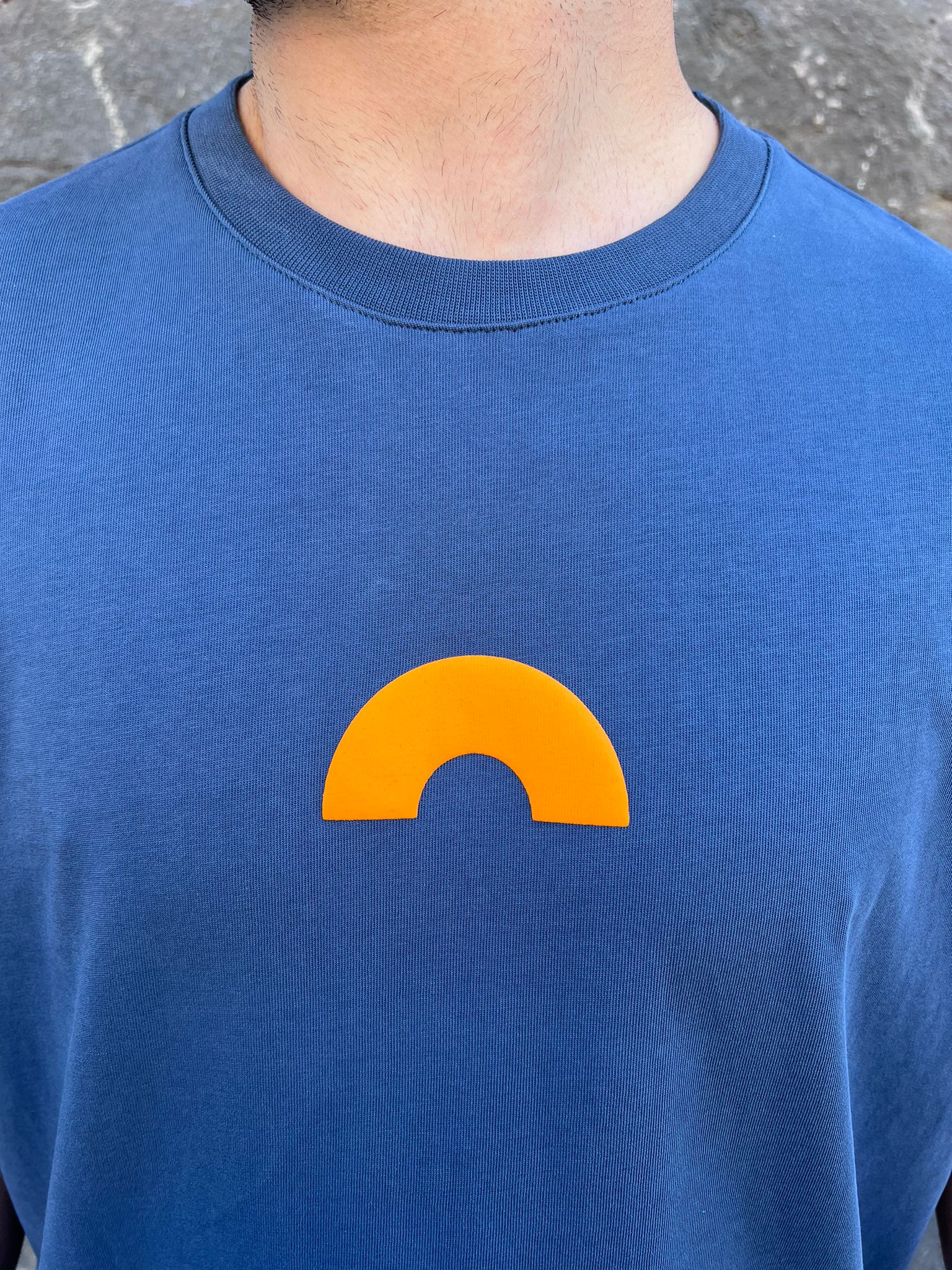 THIRTY DEGREES - SO 4118 חולצה טי  MEN OVERSIZE 100% SOMETHING