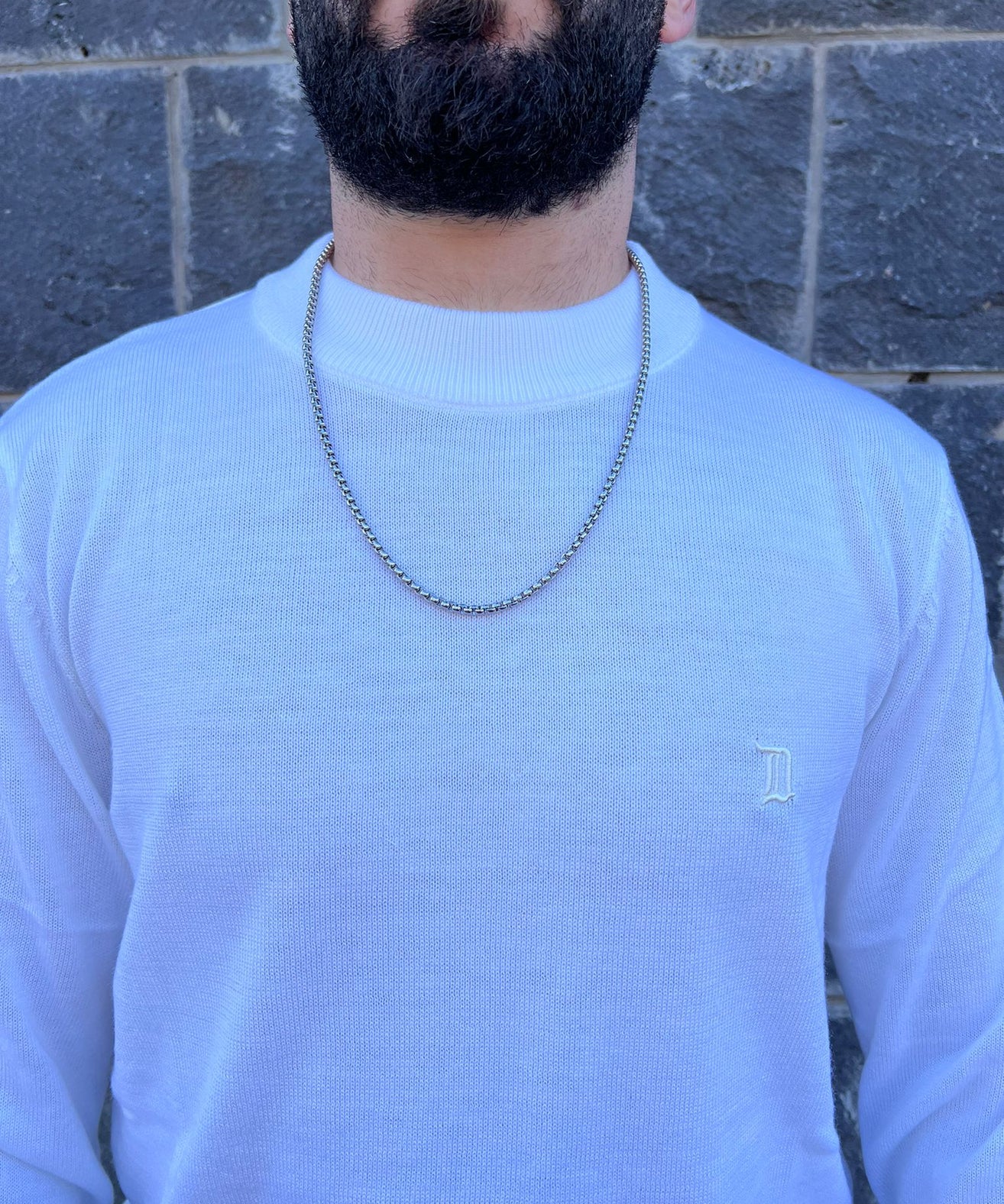 דרים אנד וורק - סריג מילאן 333322 שרוול ארוך בלבן