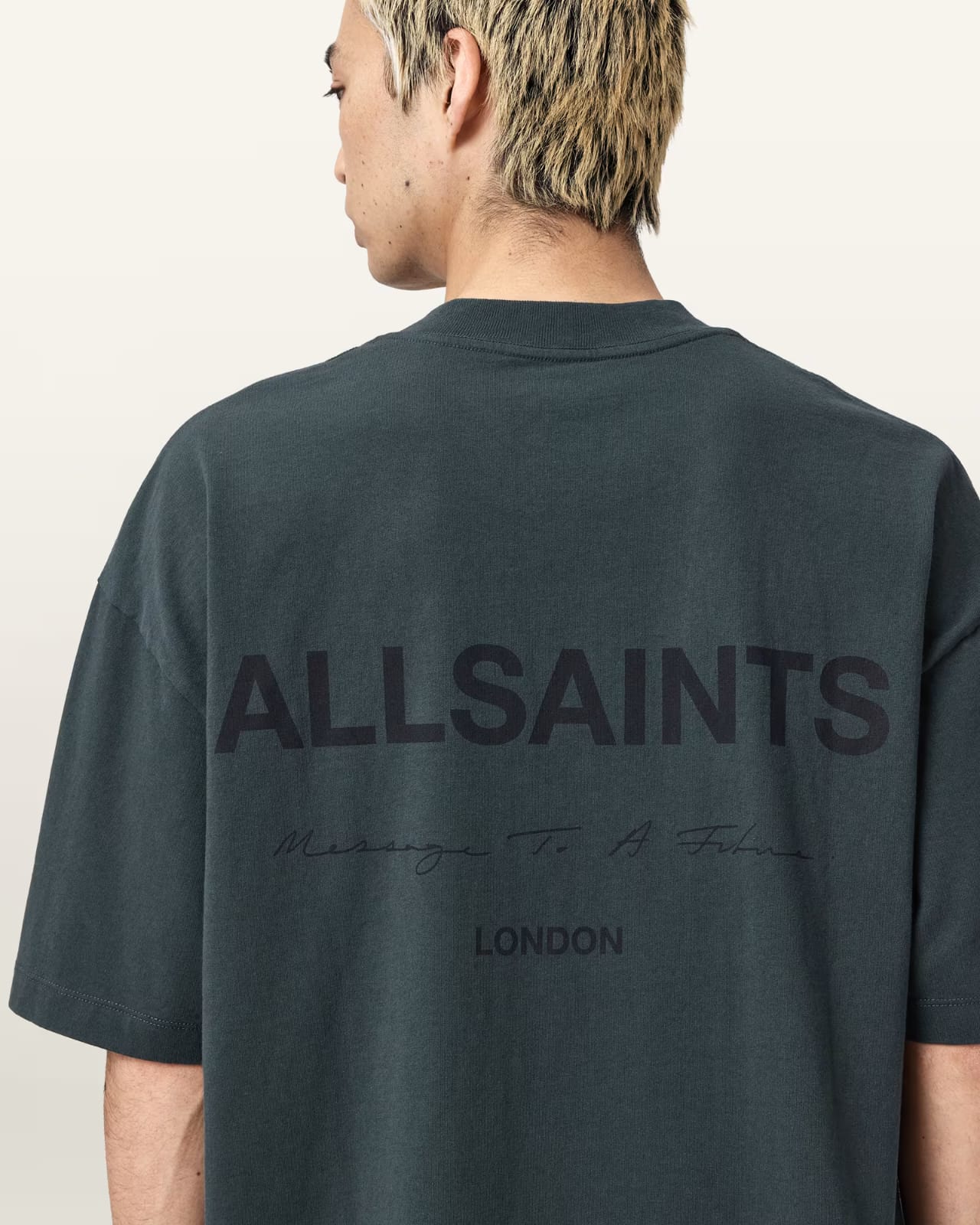 אולסיינטס - אוברסייז שרוול קצר M006PD SUNIL BLUE