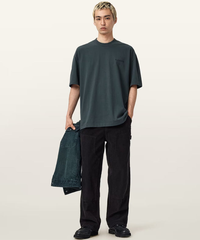 אולסיינטס - אוברסייז שרוול קצר M006PD SUNIL BLUE