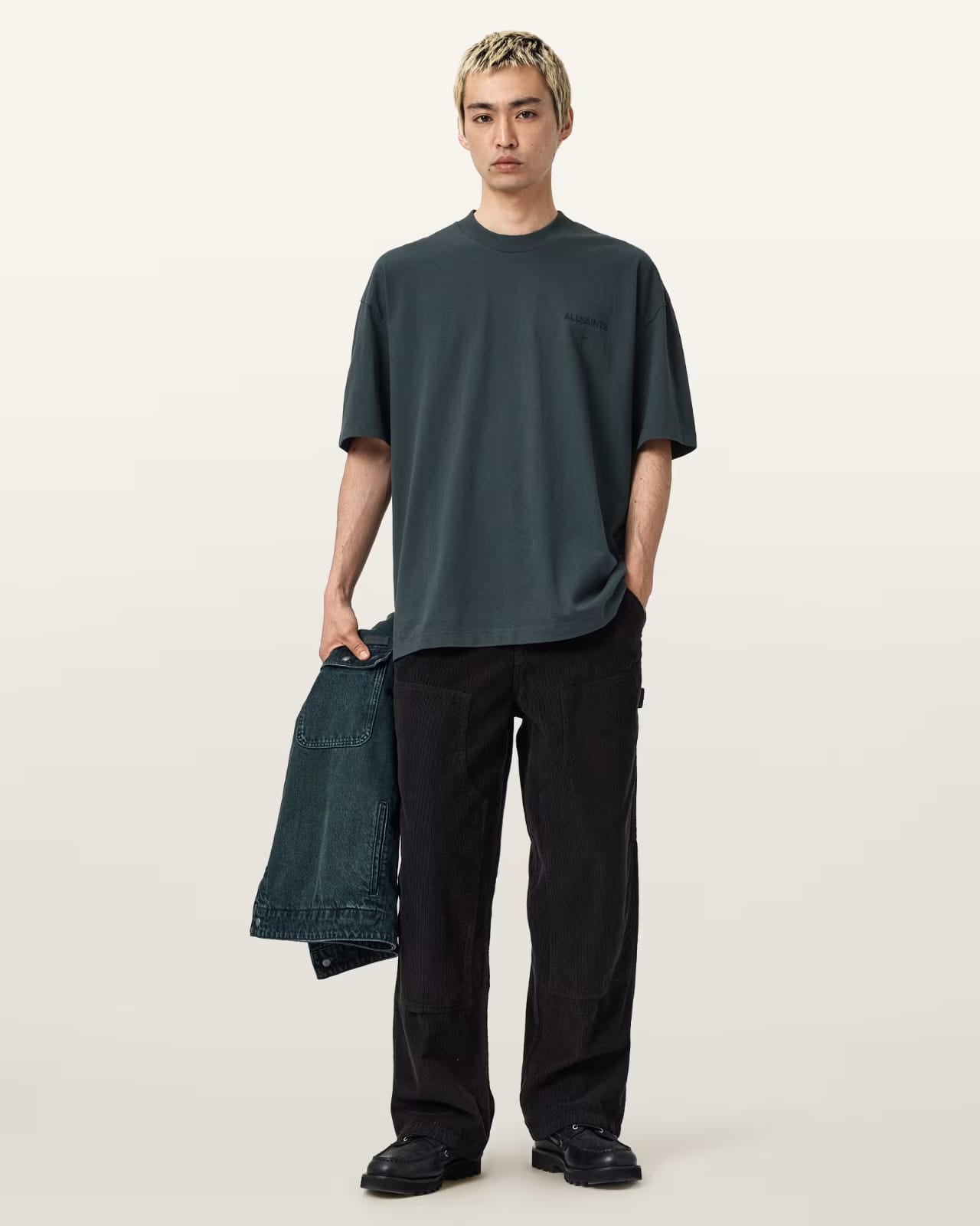 אולסיינטס - אוברסייז שרוול קצר M006PD SUNIL BLUE