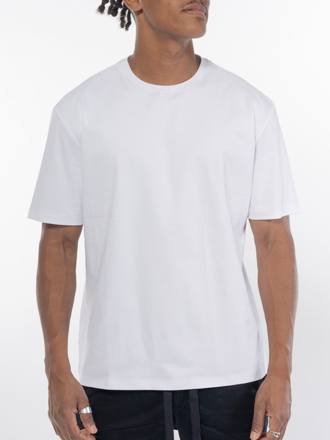 קרייזר - אוברסייז שרוול קצר בצבע לבן 52473