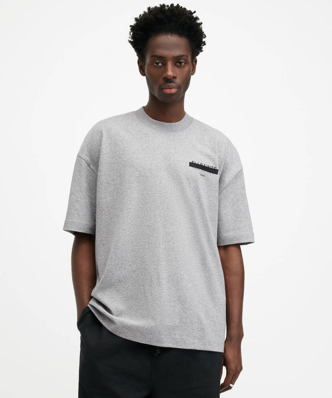 אולסיינטס - אוברסייז שרוול קצר GREY MARL M002