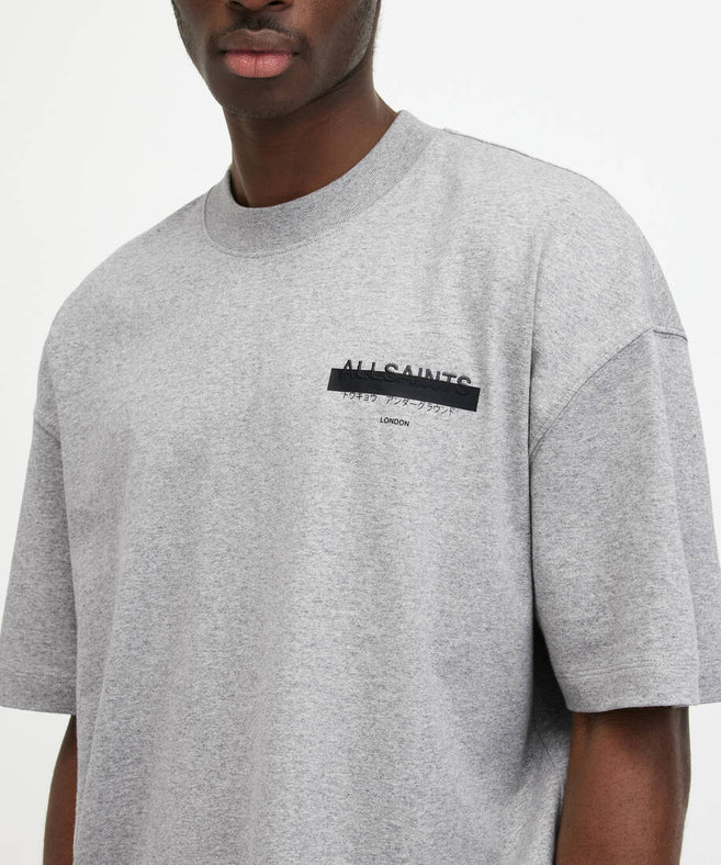 אולסיינטס - אוברסייז שרוול קצר GREY MARL M002