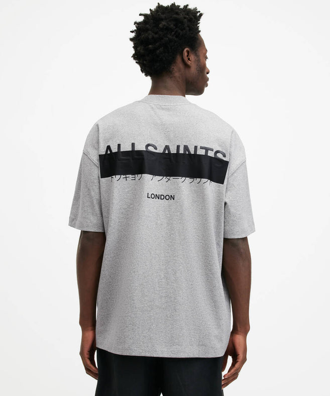 אולסיינטס - אוברסייז שרוול קצר GREY MARL M002