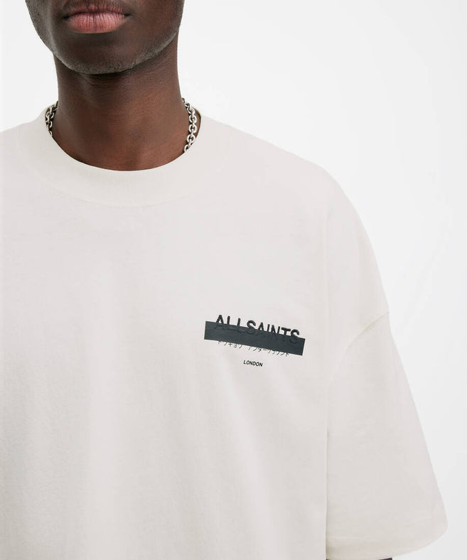 אולסיינטס - אוברסייז שרוול קצר  WHITE M002PC