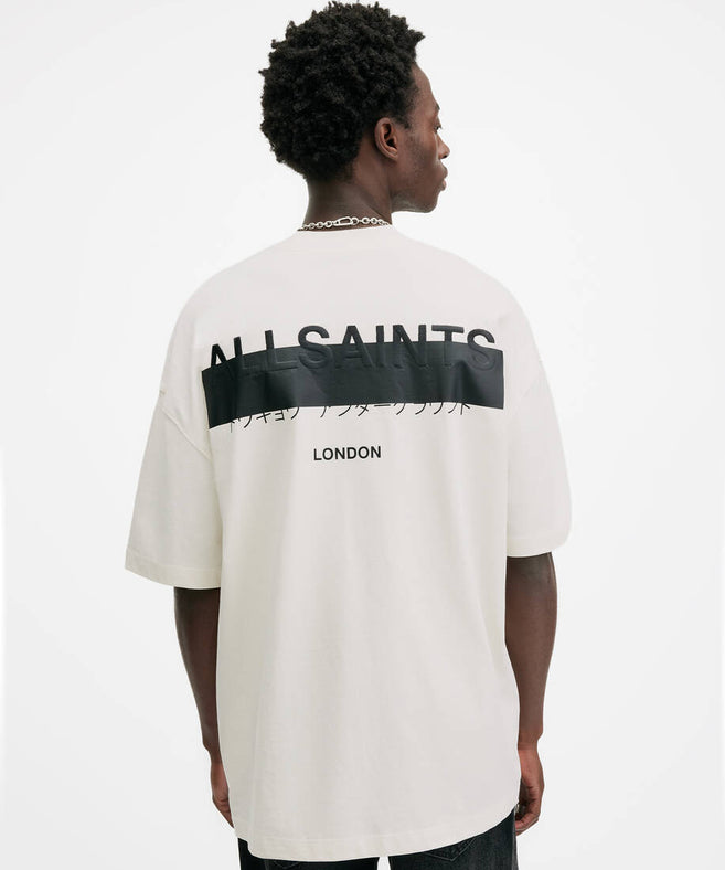 אולסיינטס - אוברסייז שרוול קצר  WHITE M002PC