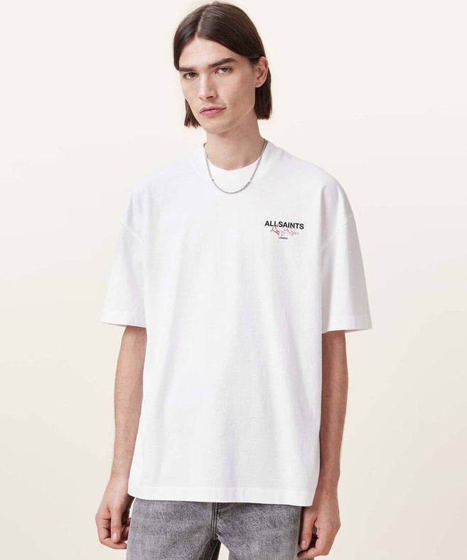 אולסיינטס - אוברסייז שרוול קצר ASHEN WHITE M010PC