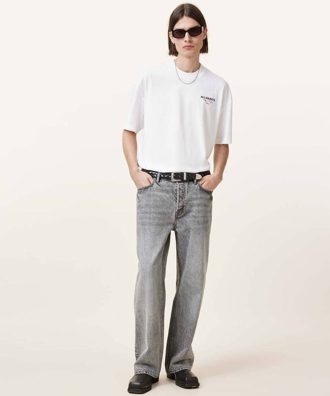 אולסיינטס - אוברסייז שרוול קצר ASHEN WHITE M010PC