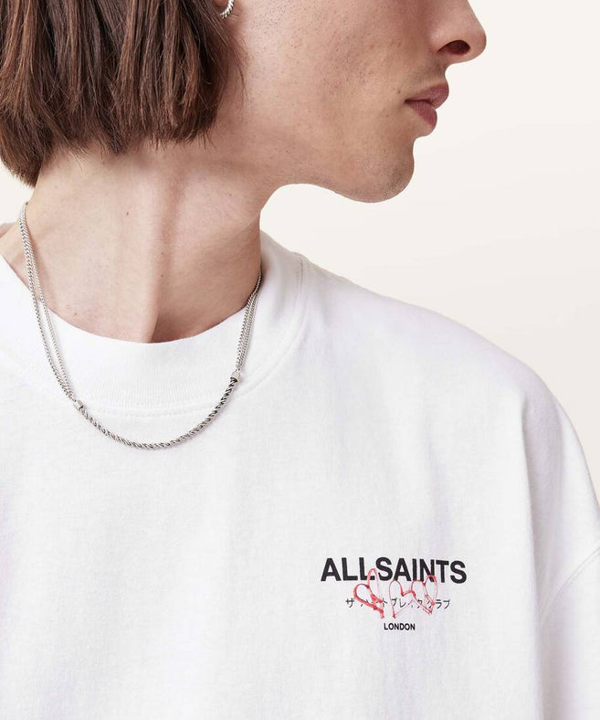 אולסיינטס - אוברסייז שרוול קצר ASHEN WHITE M010PC