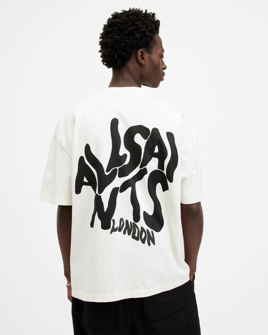 אולסיינטס - אוברסייז שרוול קצר ORLANDO ASHEN WHITE M022PA