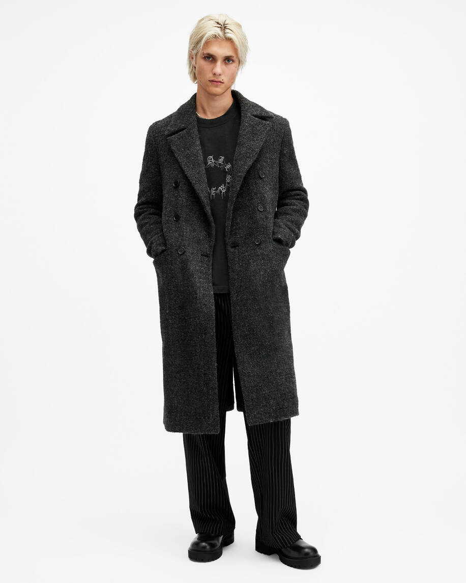 אולסיינטס - אוברסייז שרוול קצר Washed Black  M054PB