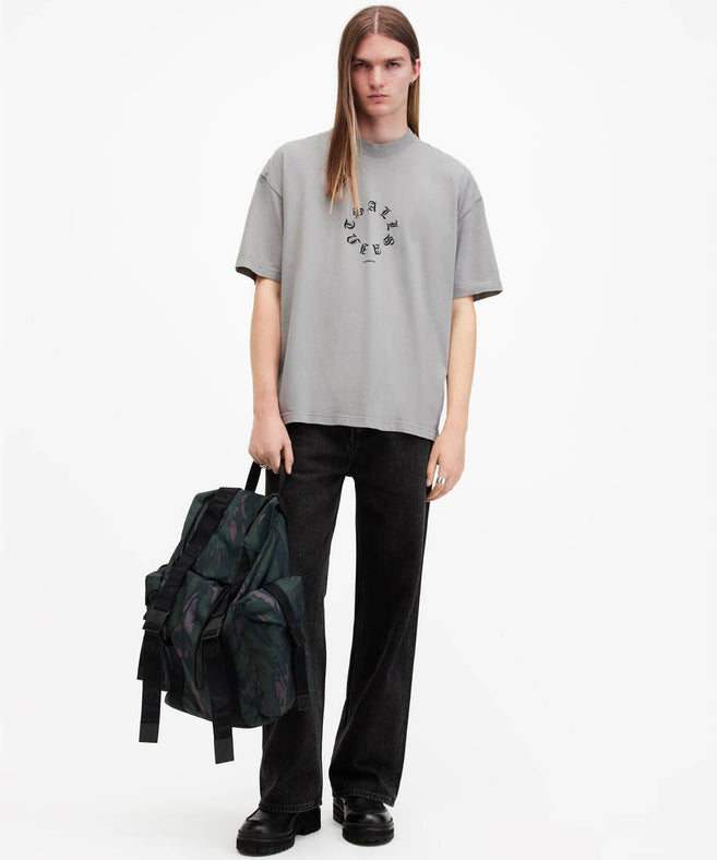 אולסיינטס - אוברסייז שרוול קצר TRINITY GREY  M063PB