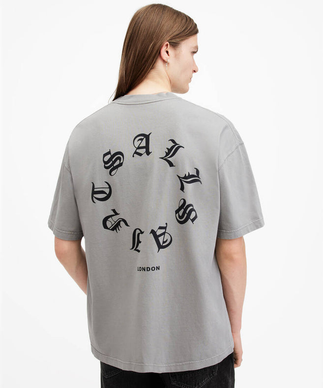 אולסיינטס - אוברסייז שרוול קצר TRINITY GREY  M063PB