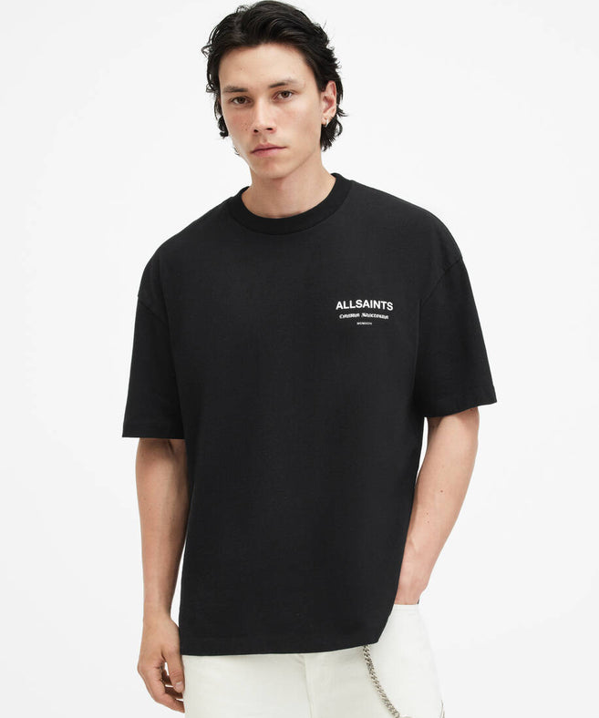 אולסיינטס - אוברסייז שרוול קצר JET BLACK M068PB