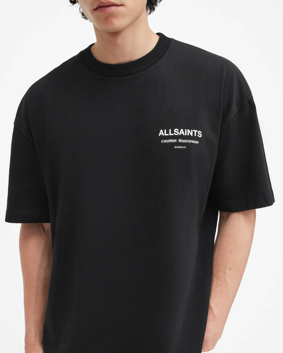 אולסיינטס - אוברסייז שרוול קצר JET BLACK M068PB