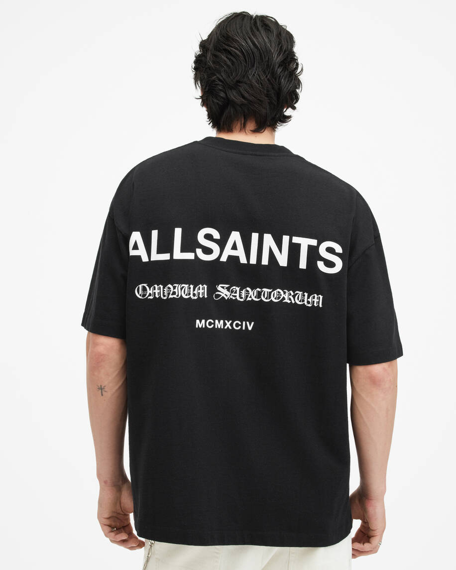 אולסיינטס - אוברסייז שרוול קצר JET BLACK M068PB