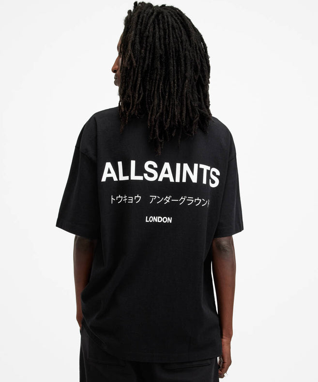 אולסיינטס - אוברסייז שרוול קצר JET BLACK M071PB