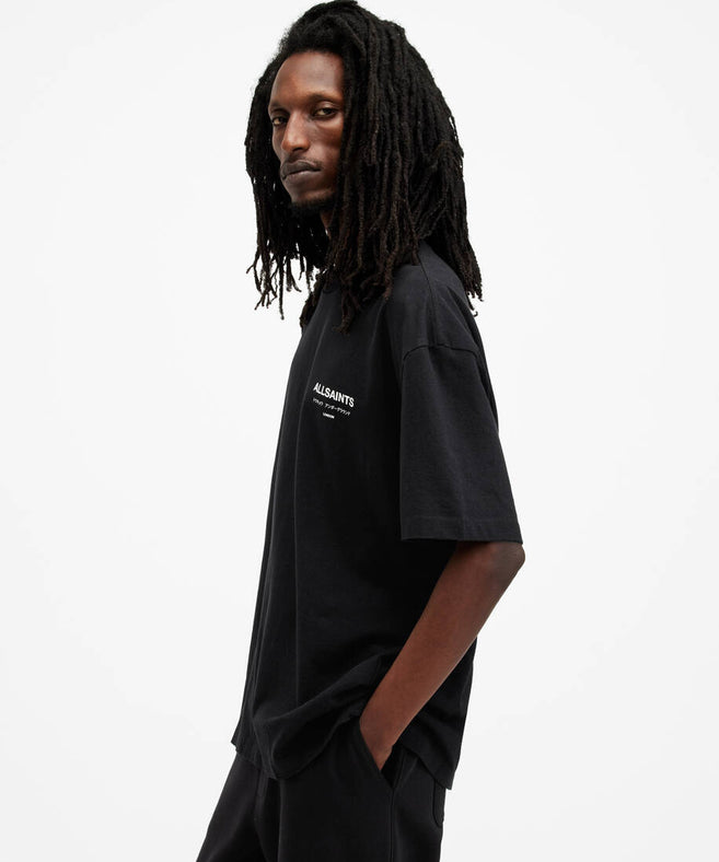 אולסיינטס - אוברסייז שרוול קצר JET BLACK M071PB