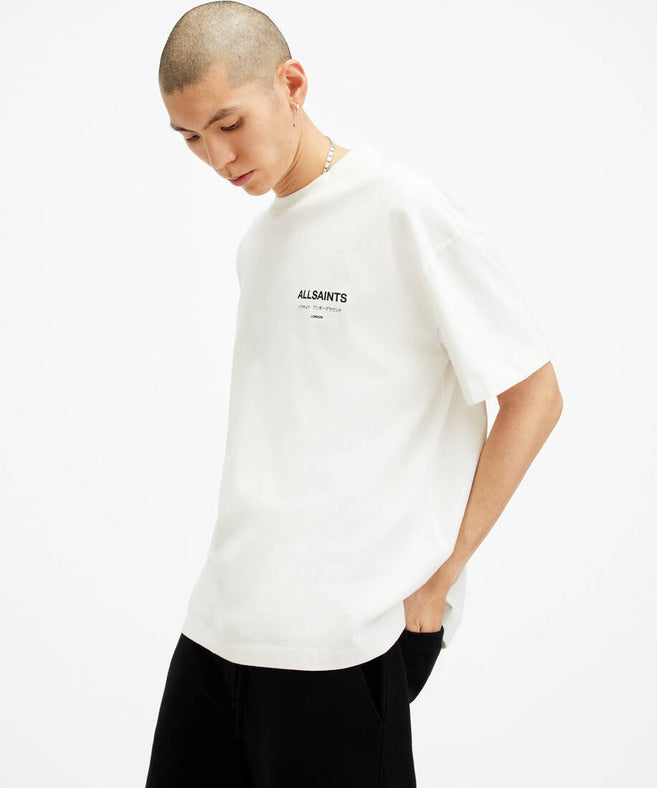 אולסיינטס - אוברסייז שרוול קצר ASHEN WHITE M071PB