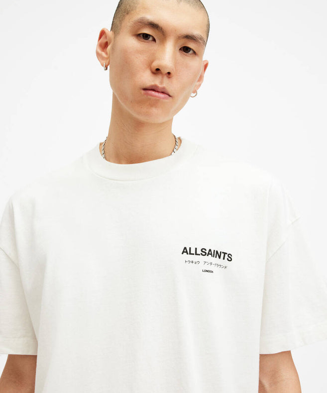 אולסיינטס - אוברסייז שרוול קצר ASHEN WHITE M071PB