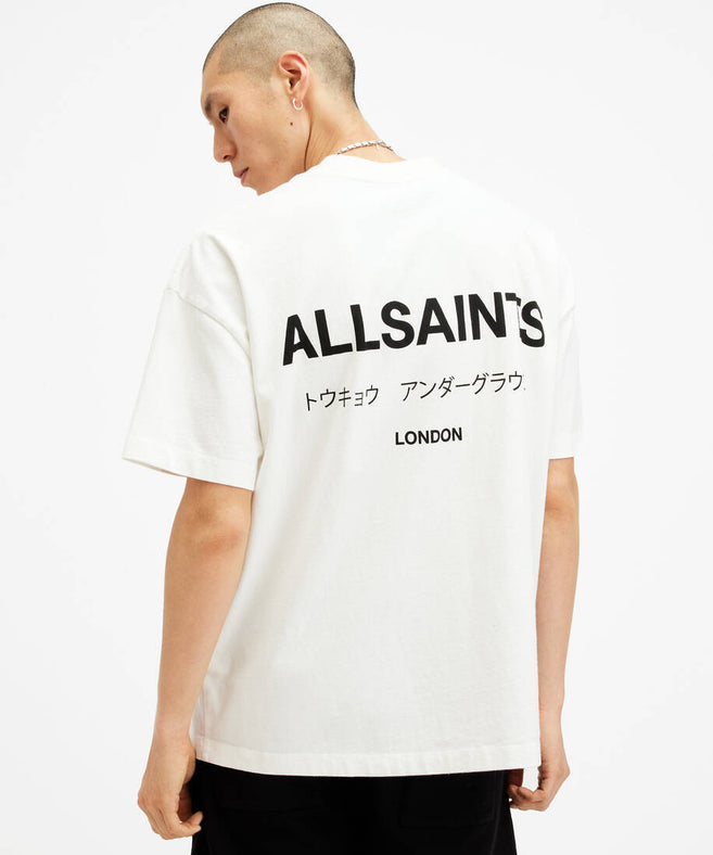 אולסיינטס - אוברסייז שרוול קצר ASHEN WHITE M071PB