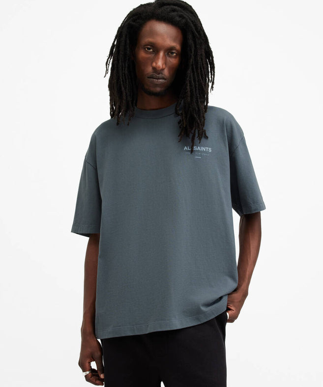 אולסיינטס - אוברסייז שרוול קצר Blue M071PB Ashy Blue