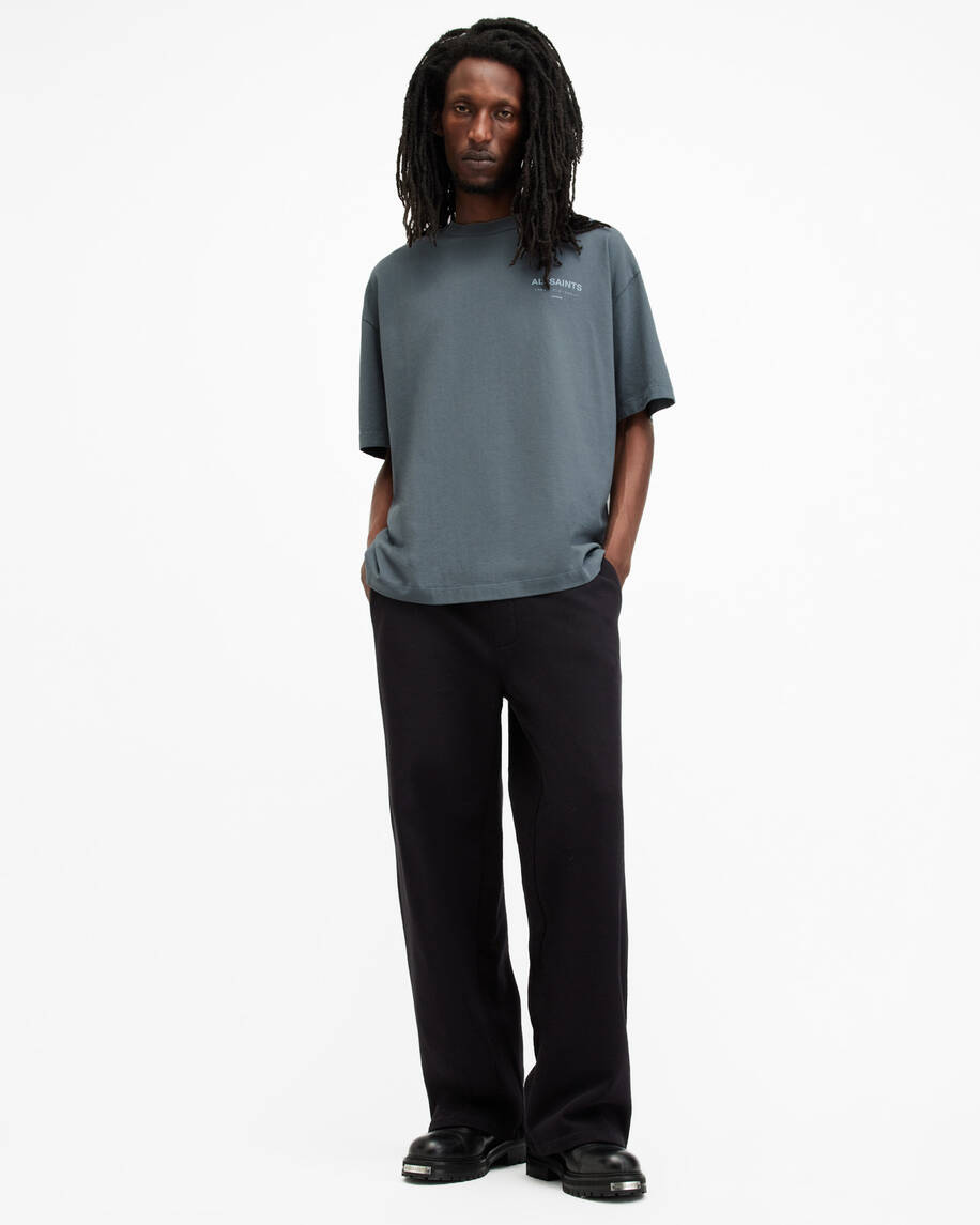 אולסיינטס - אוברסייז שרוול קצר Blue M071PB Ashy Blue