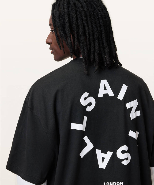 אולסיינטס - אוברסייז שרוול קצר Jet Black M072PB