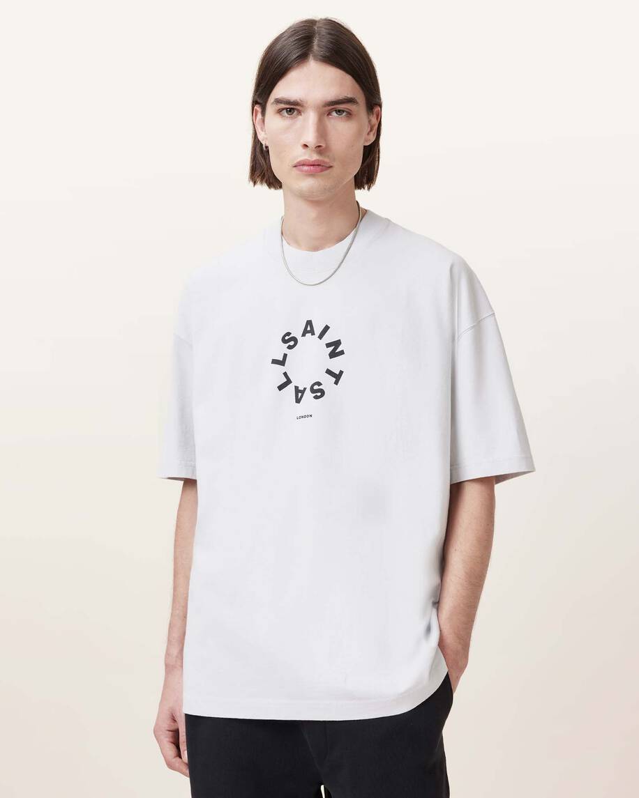 אולסיינטס - אוברסייז שרוול קצר Cool Grey  M072PB