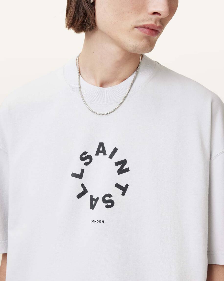 אולסיינטס - אוברסייז שרוול קצר Cool Grey  M072PB