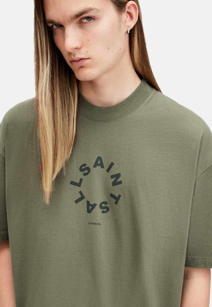 אולסיינטס - אוברסייז שרוול קצר HERB GREEN  M072PB