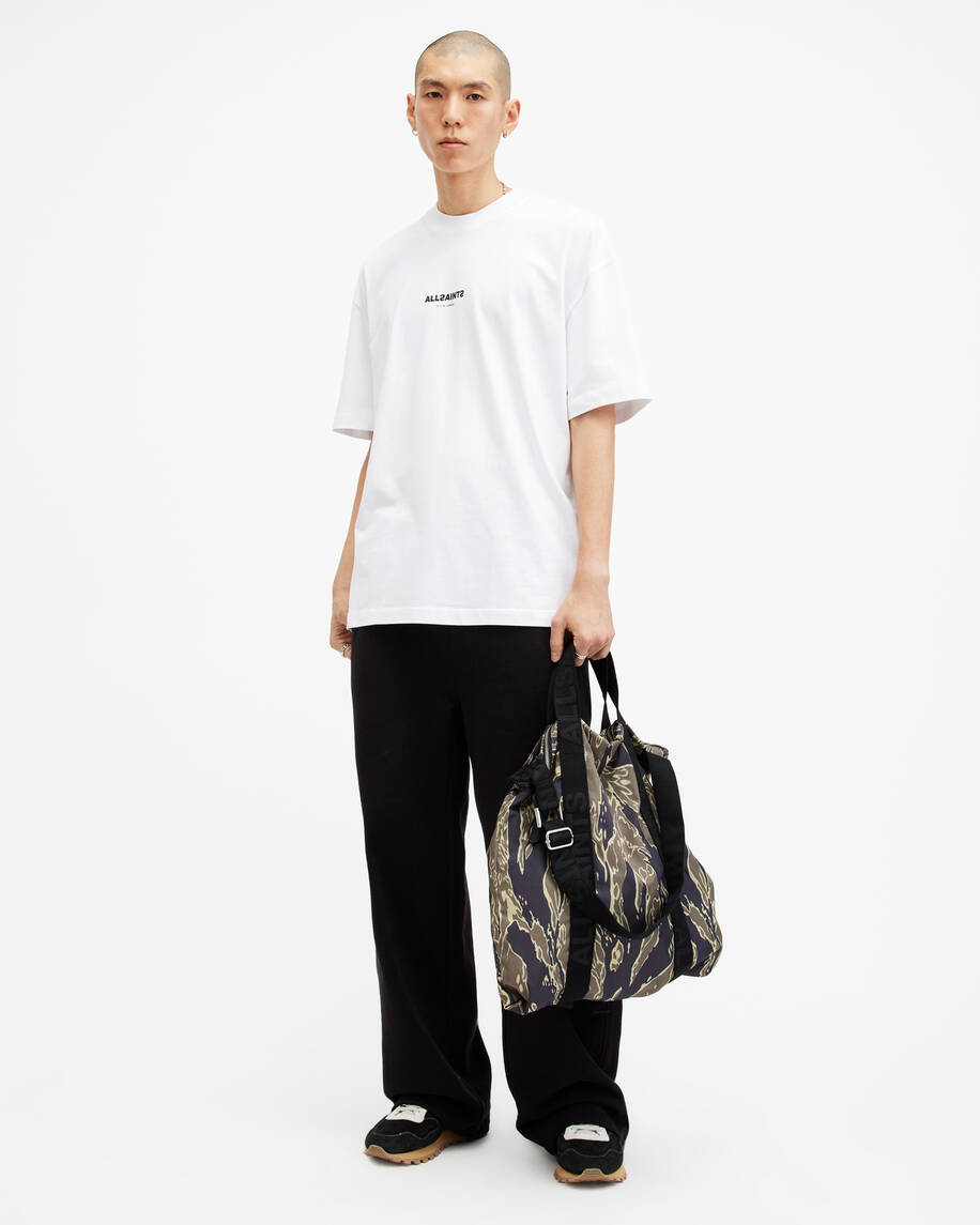 אולסיינטס - אוברסייז שרוול קצר OPTIC WHITE M074PB לבן