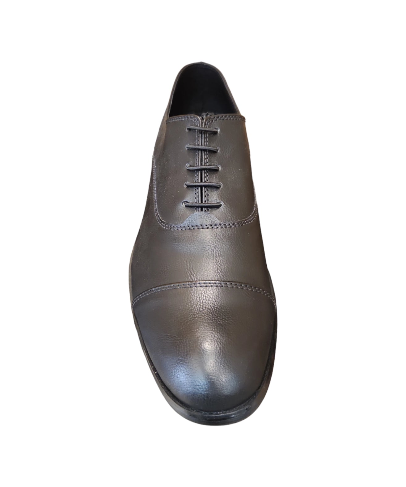 קואטרו - נעלי אלגנט דמוי עור - 9357 שחור - גזרה רחבה