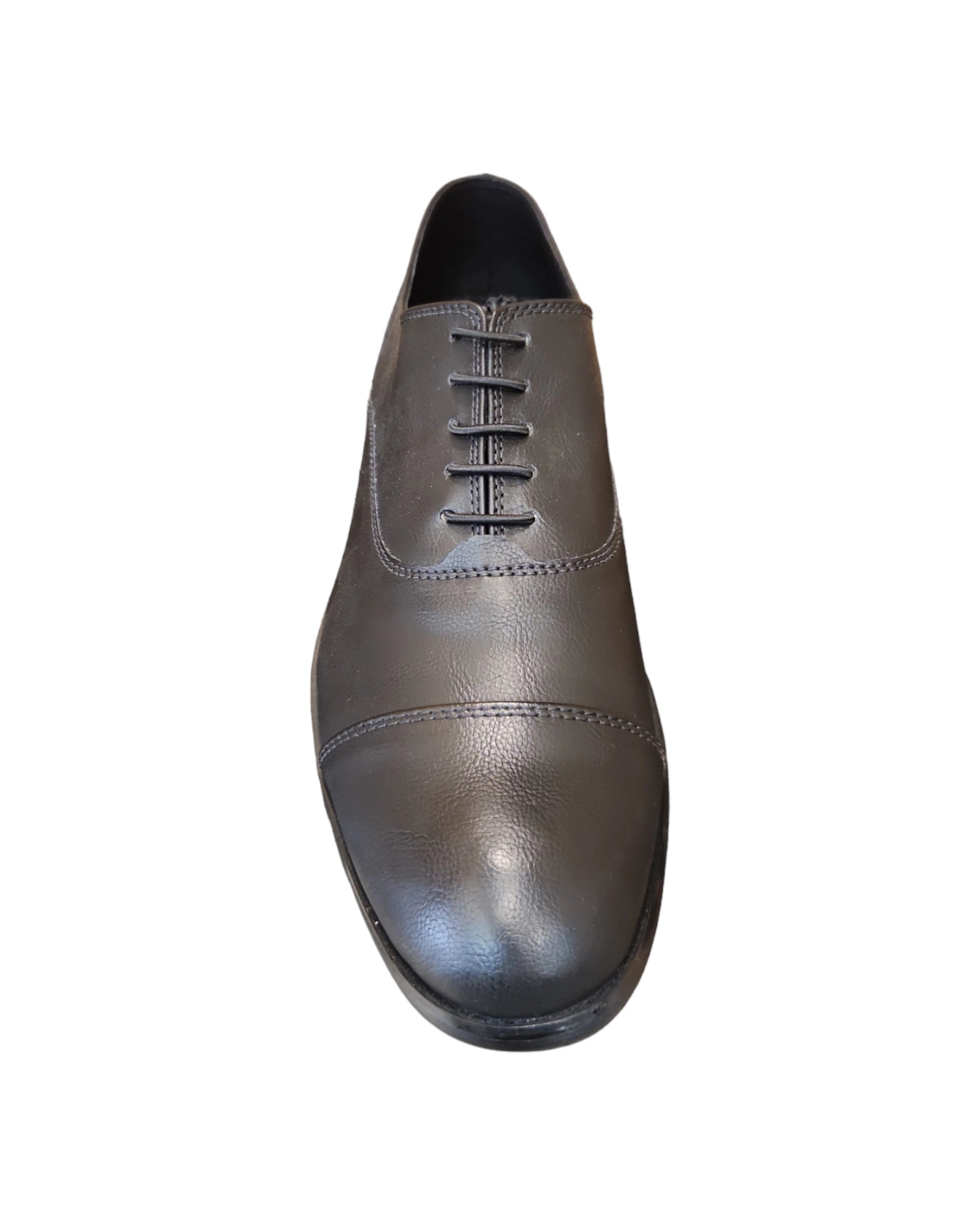 קואטרו - נעלי אלגנט דמוי עור - 9357 שחור - גזרה רחבה