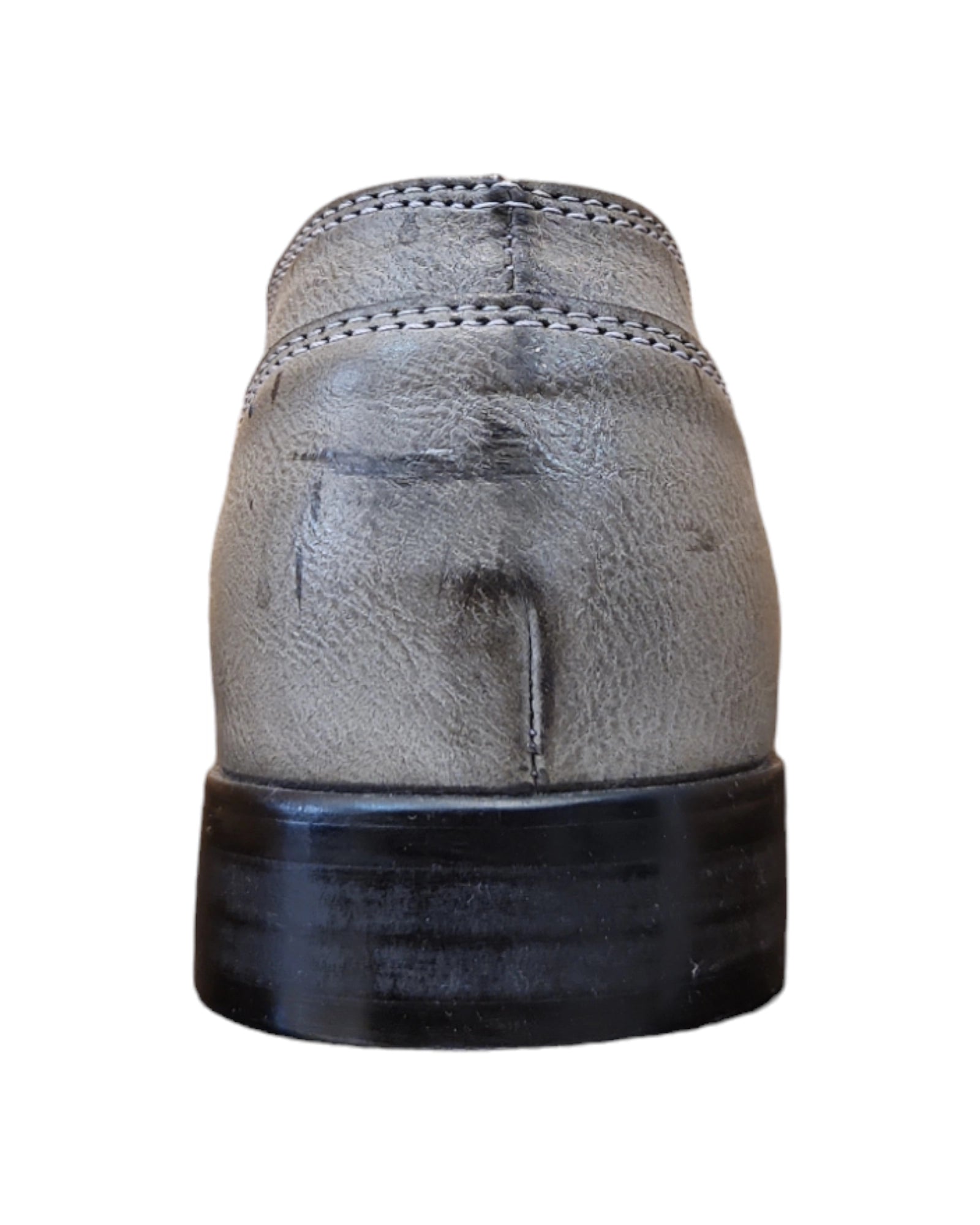 קואטרו - נעלי אלגנט דמוי עור - 9357 אפור - גזרה רחבה