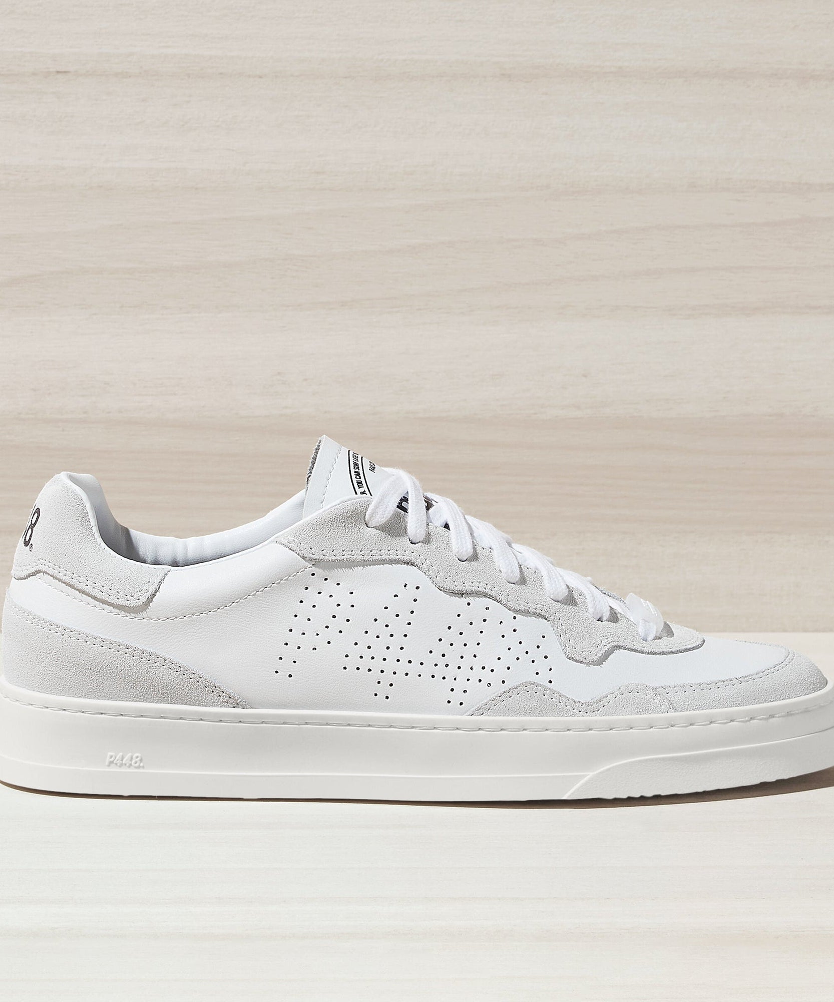 P448 - סניקרס S24BALI-M-WHITE/WHITE