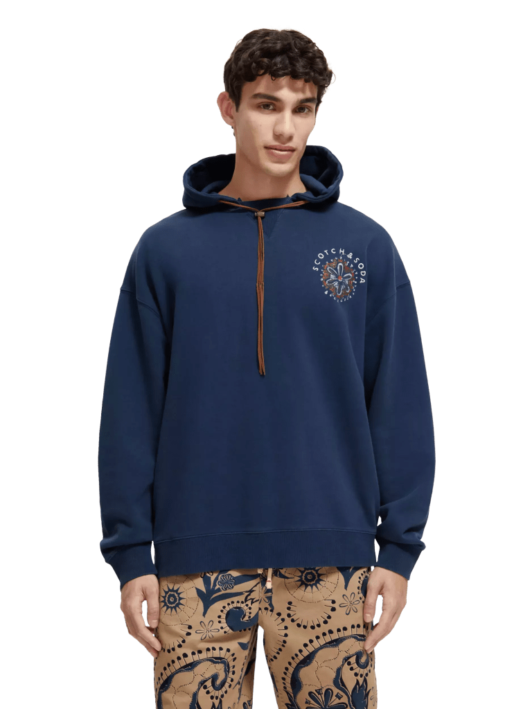 סקוץ’ אנד סודה - קפוצ'ון אוברסייז בצבע נייבי