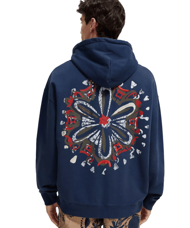 סקוץ’ אנד סודה - קפוצ'ון אוברסייז בצבע נייבי