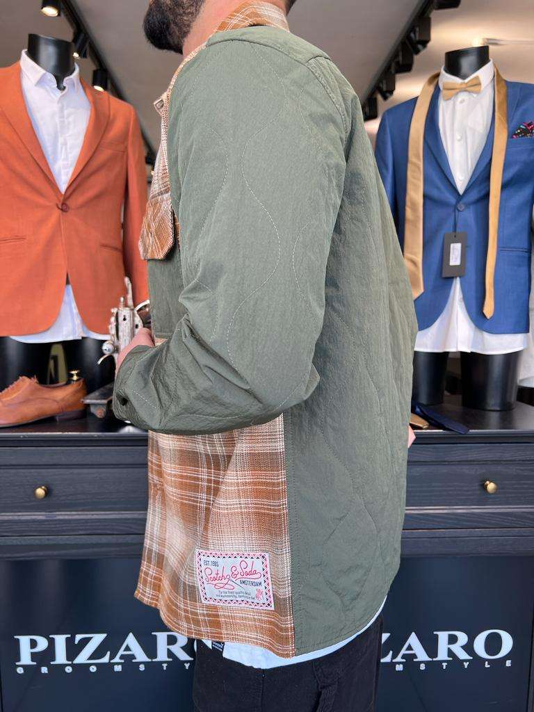 סקוץ' אנד סודה - ג'קט משובץ מעוצב