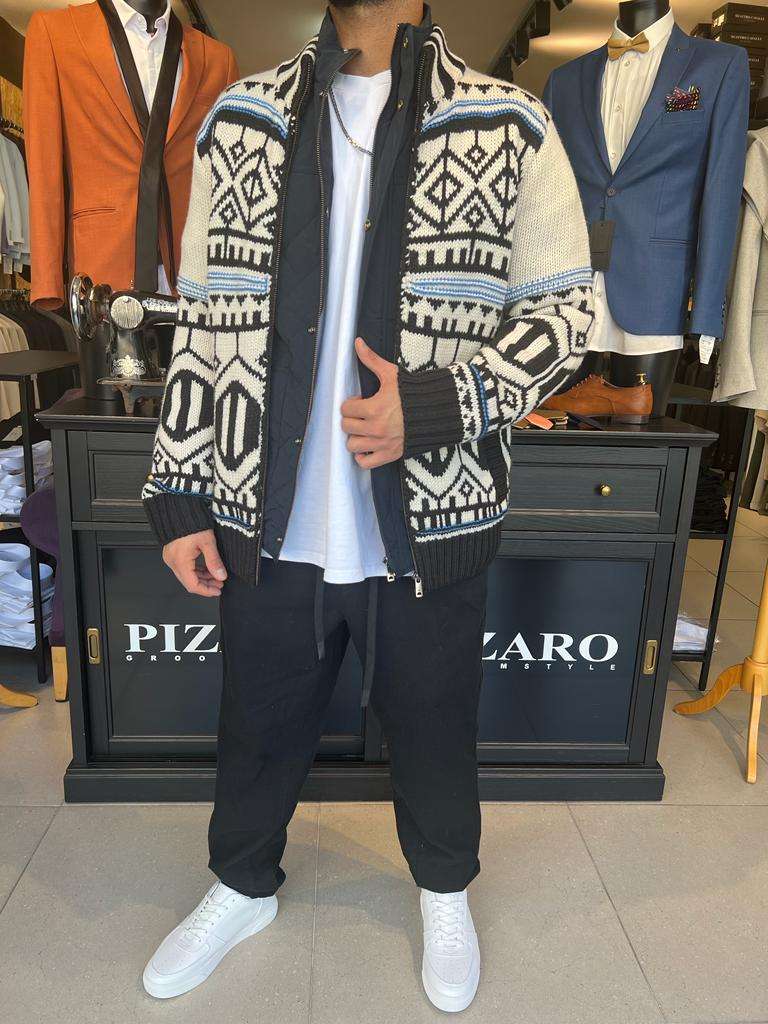 סקוץ’ אנד סודה - מעיל סרוג מעוצב 2 חלקים