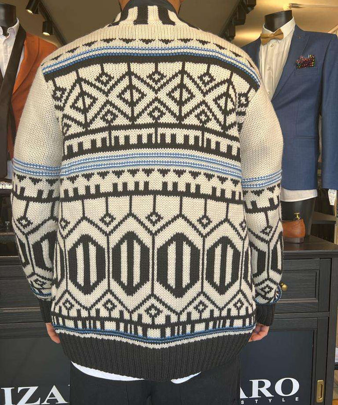 סקוץ’ אנד סודה - מעיל סרוג מעוצב 2 חלקים