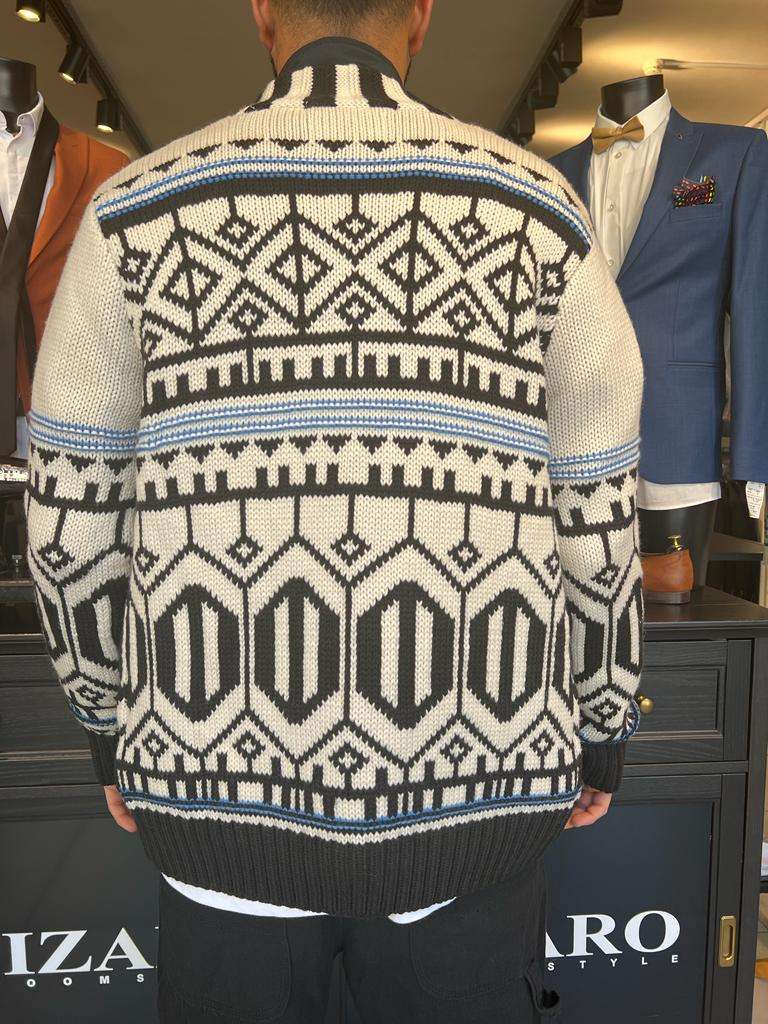 סקוץ’ אנד סודה - מעיל סרוג מעוצב 2 חלקים