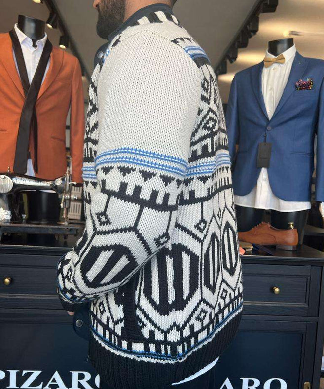 סקוץ’ אנד סודה - מעיל סרוג מעוצב 2 חלקים