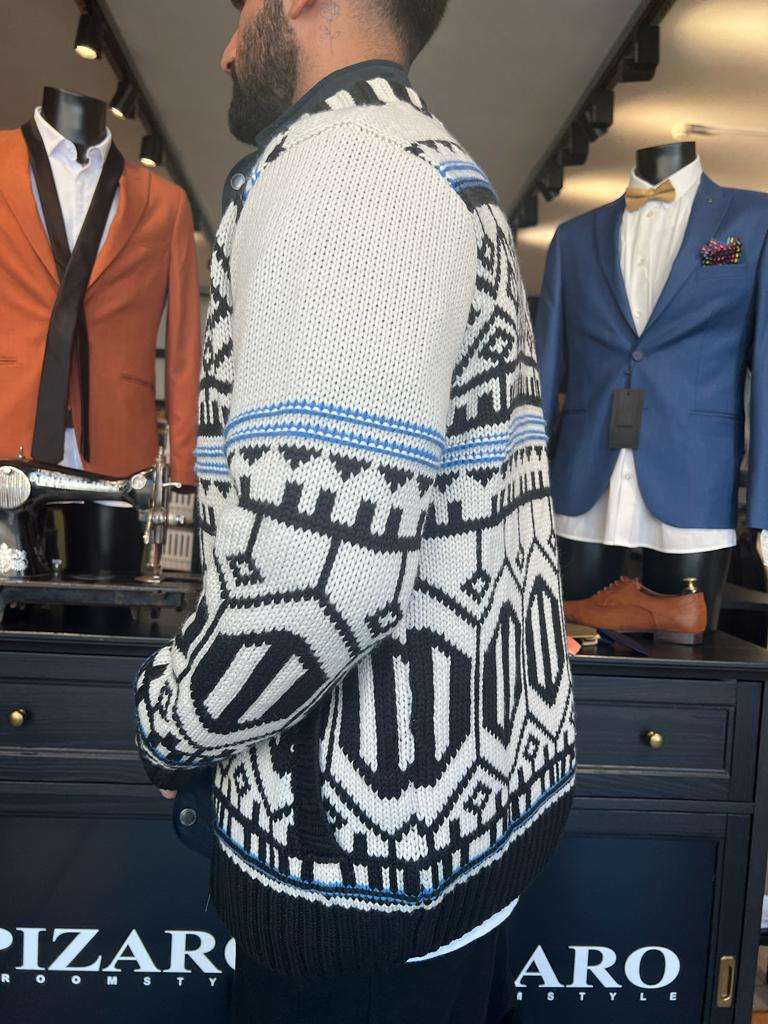 סקוץ’ אנד סודה - מעיל סרוג מעוצב 2 חלקים