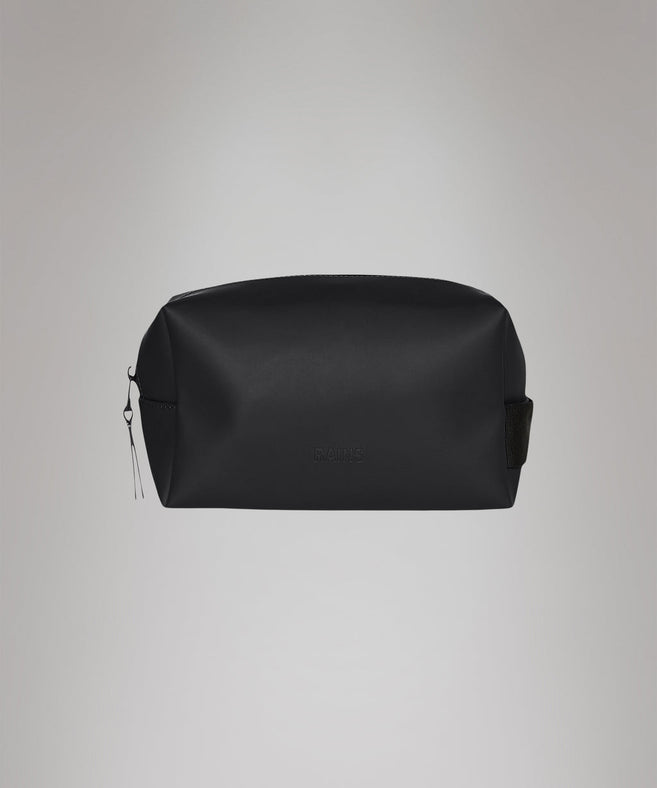 ריינס - RAINS תיק יד דמוי עור עמיד במים בשחור WASH BAG LARGE W3