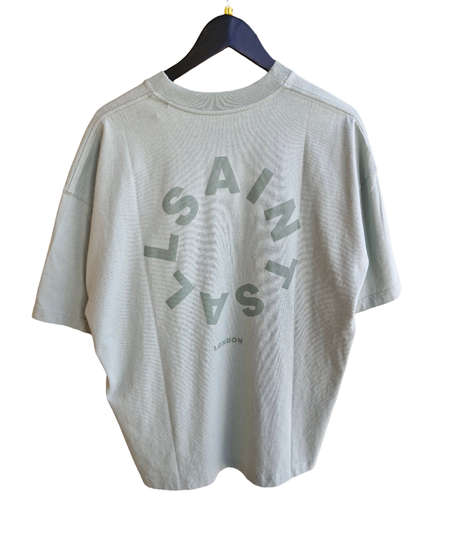 אולסיינטס - אוברסייז שרוול קצר M072PB Mineral Green