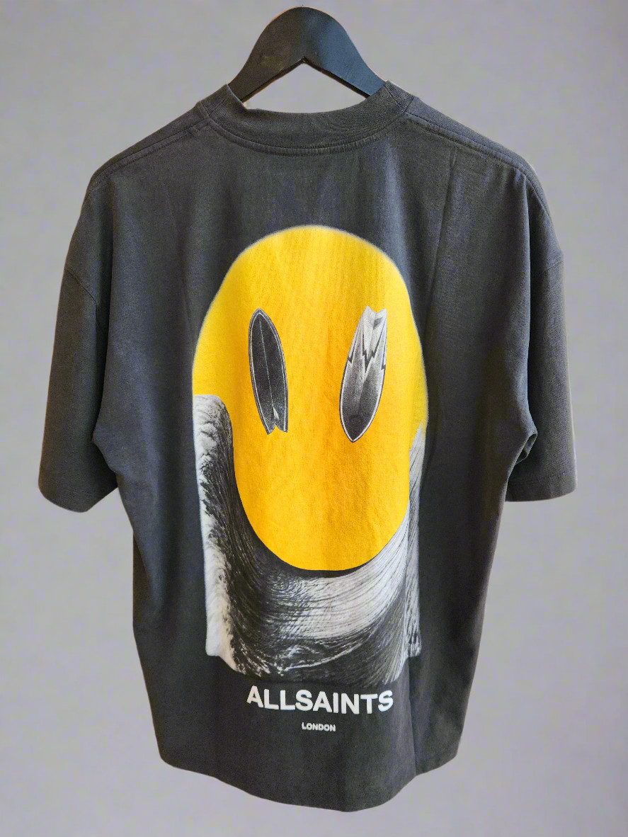 אולסיינטס - חולצה טי שרוול קצר בצבע אפור דהוי M062PC