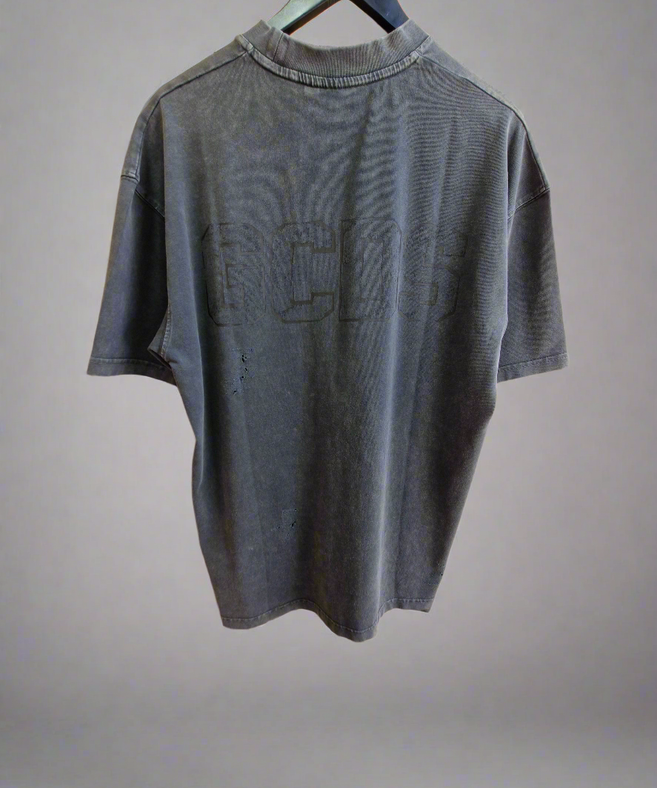 GCDS - חולצה טי אוברסייז Cotton 100% GC252MT03t