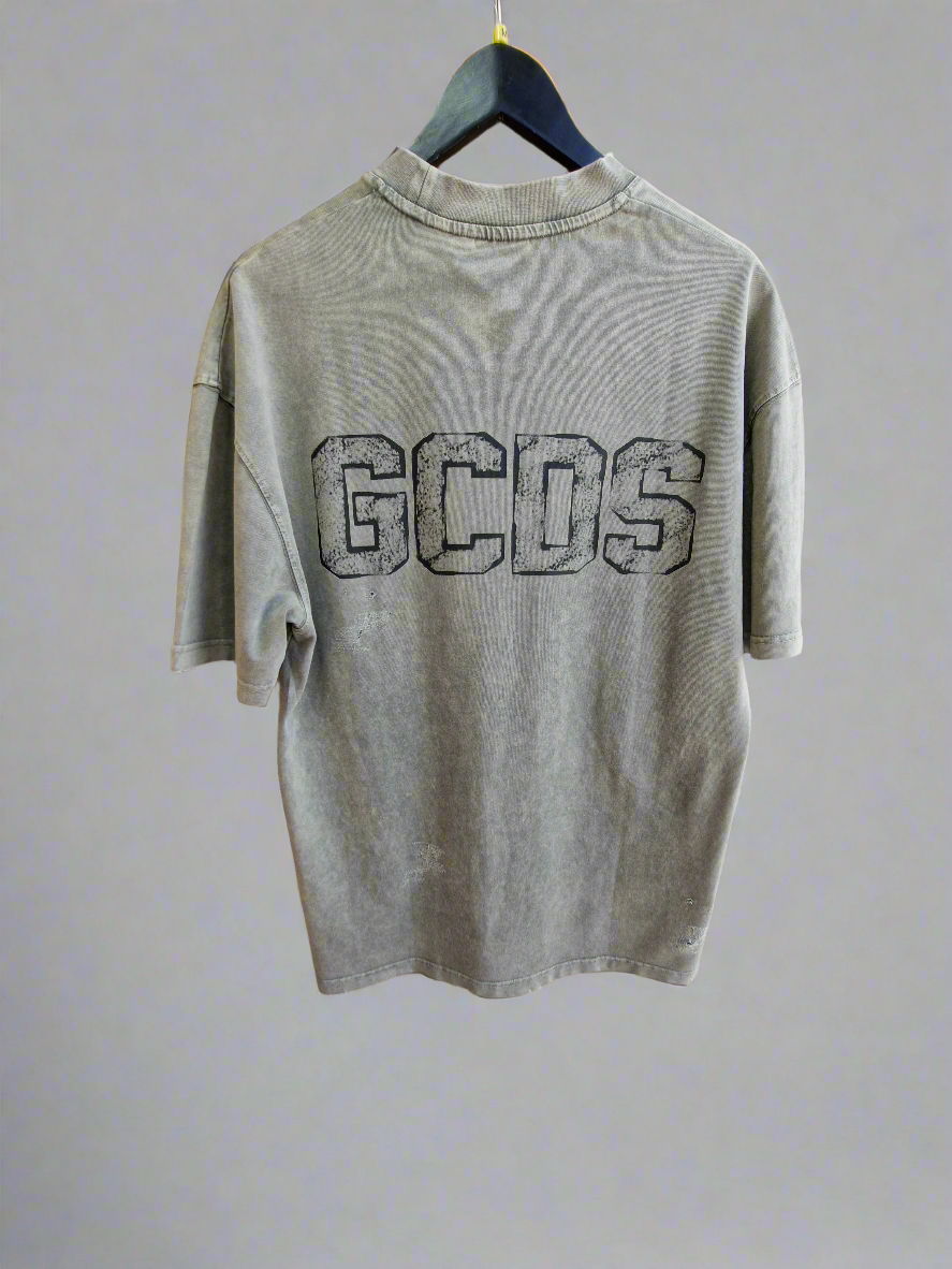 GCDS - חולצה טי אוברסייז Cotton 100% GC252MT03t